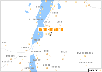 map of Ibrāhim Shāh