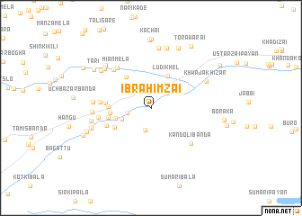 map of Ibrāhīmzai