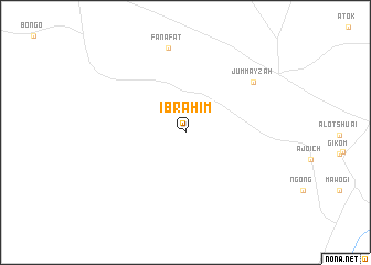 map of Ibrāhīm