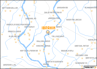 map of Ibrāhīm