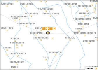 map of Ibrāhīm