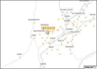 map of Ibrāhīm
