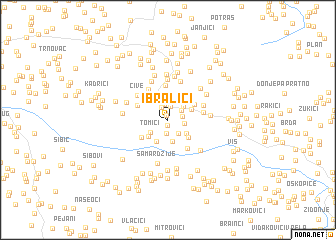 map of Ibralići