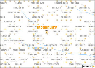 map of Ibramowice