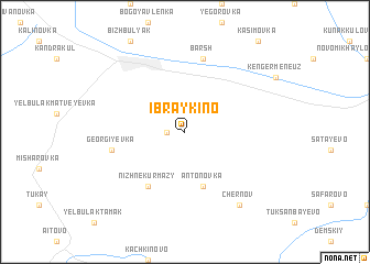 map of Ibraykino