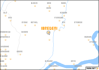 map of Ibredeni