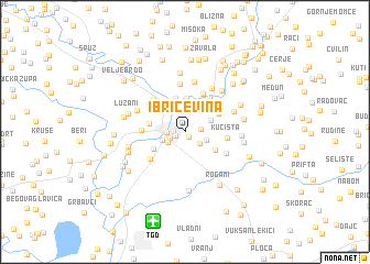 map of Ibričevina