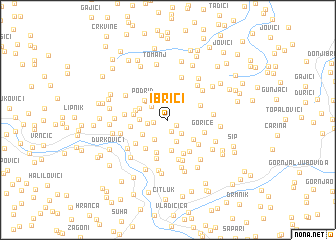 map of Ibrići