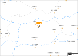 map of Ibrī