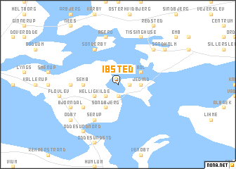 map of Ibsted