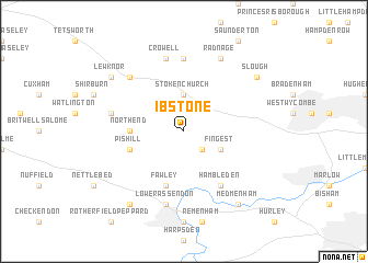 map of Ibstone