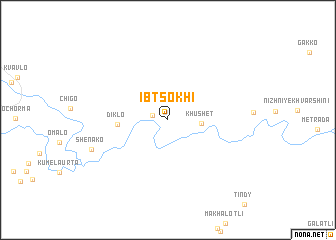 map of Ibtsokhi