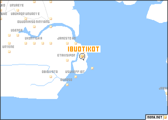 map of Ibuot Ikot
