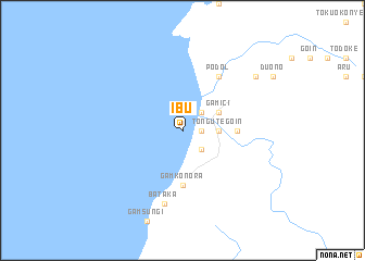 map of Ibu
