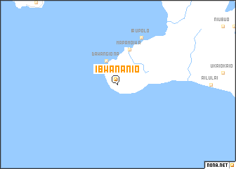 map of Ibwananio