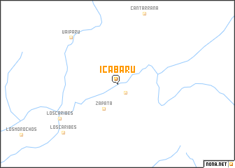 map of Icabarú