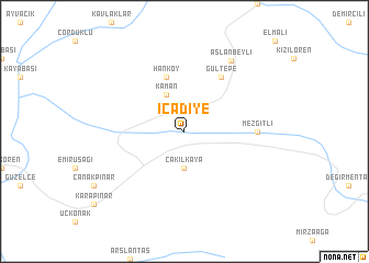 map of İcadiye