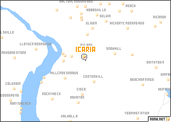 map of Icaria