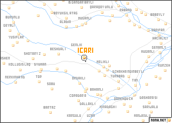map of İçǝri