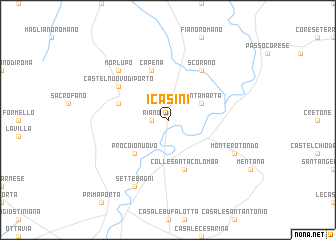 map of I Casini