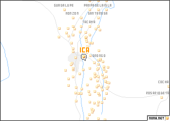 map of Ica