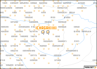 map of Ichagaki