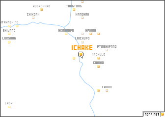 map of Ichākē