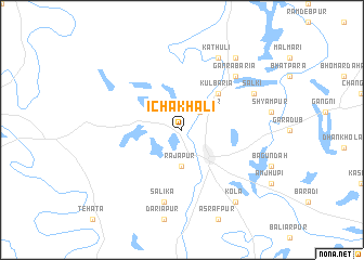 map of Ichākhāli