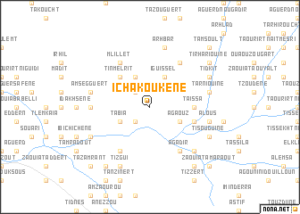 map of Ichakoukene