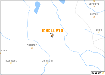 map of Ichalleta