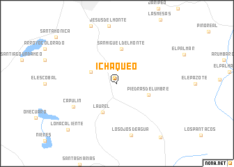 map of Ichaqueo