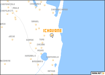 map of I. Chavane