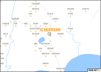 map of Icheangma