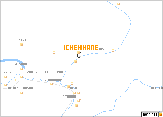 map of Ichehihane