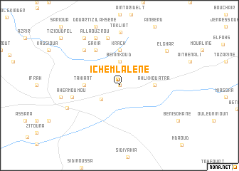 map of Ichemlalene