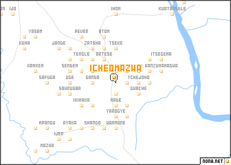 map of Icheomazwa