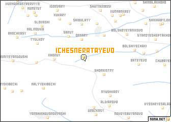 map of Ichesner-Atayevo