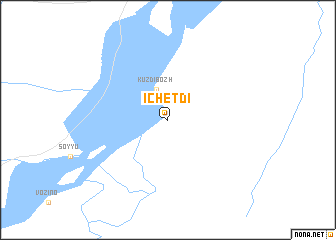 map of Ichetdi