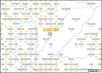 map of Ichetor