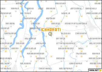 map of Ichhāmati