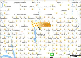 map of Ichhār Kāndi