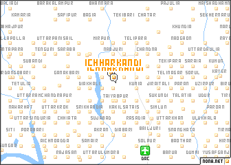 map of Ichhār Kāndi