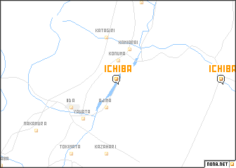 map of Ichiba