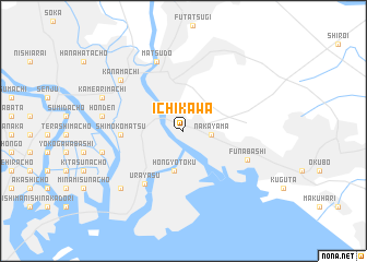 map of Ichikawa