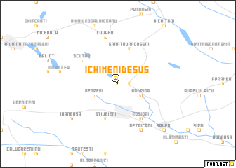 map of Ichimeni de Sus