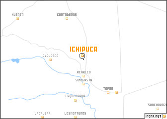 map of Ichipuca