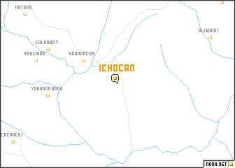 map of Ichocán