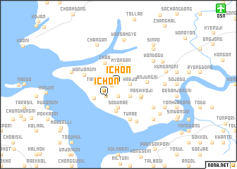 map of Ich\