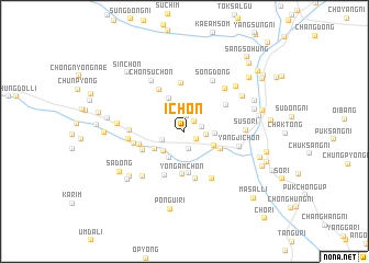 map of I-ch\