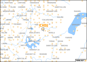 map of I-ch\